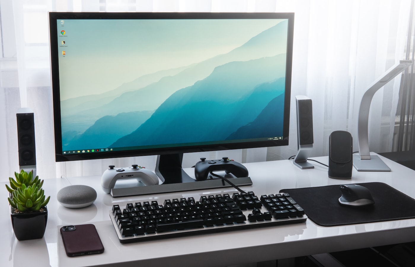 Professional IT technician at work